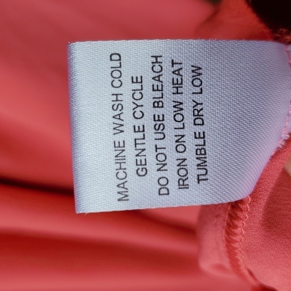 Violet and Claire coral top gathered neck wing sleeve size 3X - Picture 6 of 9